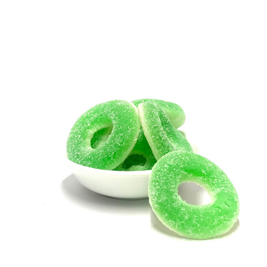 Fizzy Jelly Apple Rings 150g