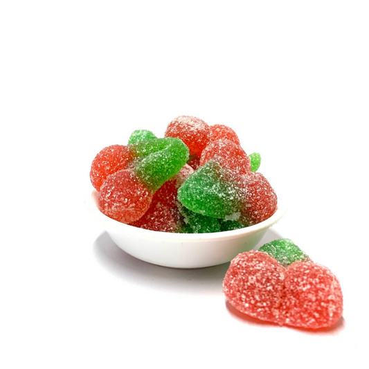 Fizzy Jelly Twin Cherries 150g