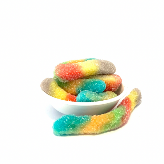 Sour Rainbow Worms 150g